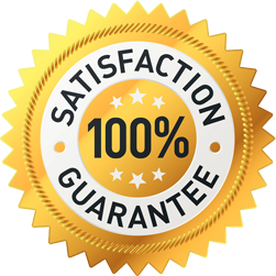 we have a 100% satisfaction guarantee